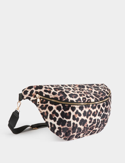 Sling bag leopard print multicolor women