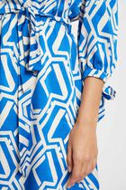 Printed mini A-line dress multicolored women