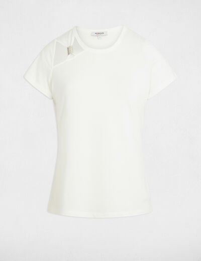 Short-sleeved t-shirt white women
