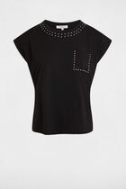 Short-sleeved t-shirt black women