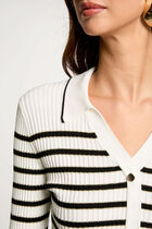 Jumper 3/4-length sleeves white women