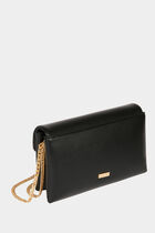 Crossbody bag in faux leather black women