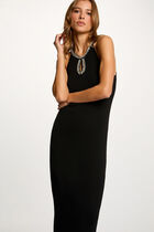 fitted knit dress Women black women Fitted knit dress Women black women