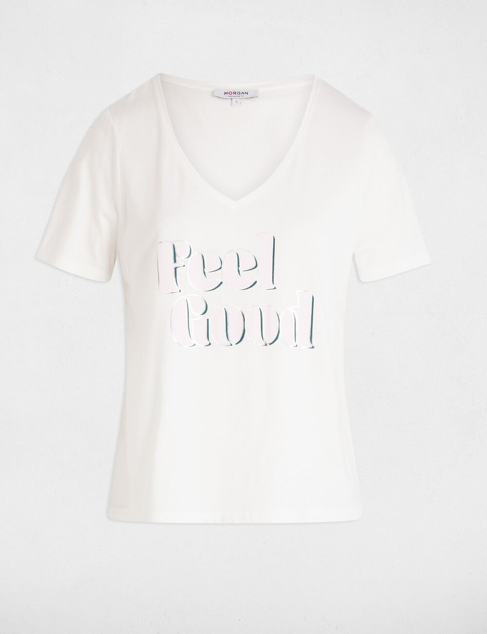 Slogan T-shirt white women