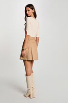 Jumper with V-neck ivory women