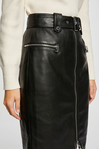 A-line Skirt - Black - Ladies