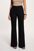 Bootcut trousers navy blue women