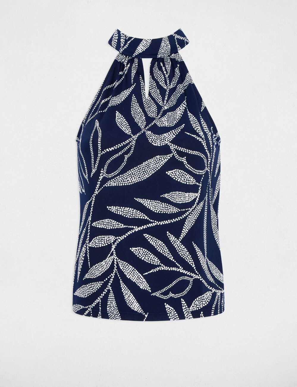 Sleeveless vest top white women