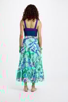Printed maxi skirt multicolor women