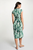Straight printed dress multicolor women