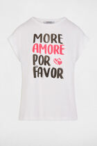 Short-sleeve t-shirt white women