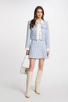 Short tweed jacket multicolor women