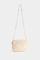 Quilted bag gold yellow women