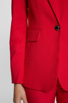 Buttoned blazer medium red women