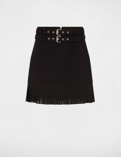 mini skirt with fringes black women Mini skirt with fringes black women