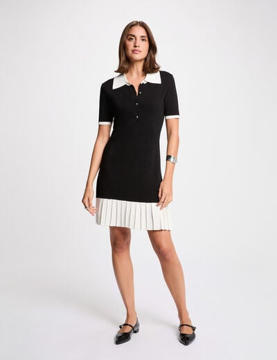 Fitted short dress black women