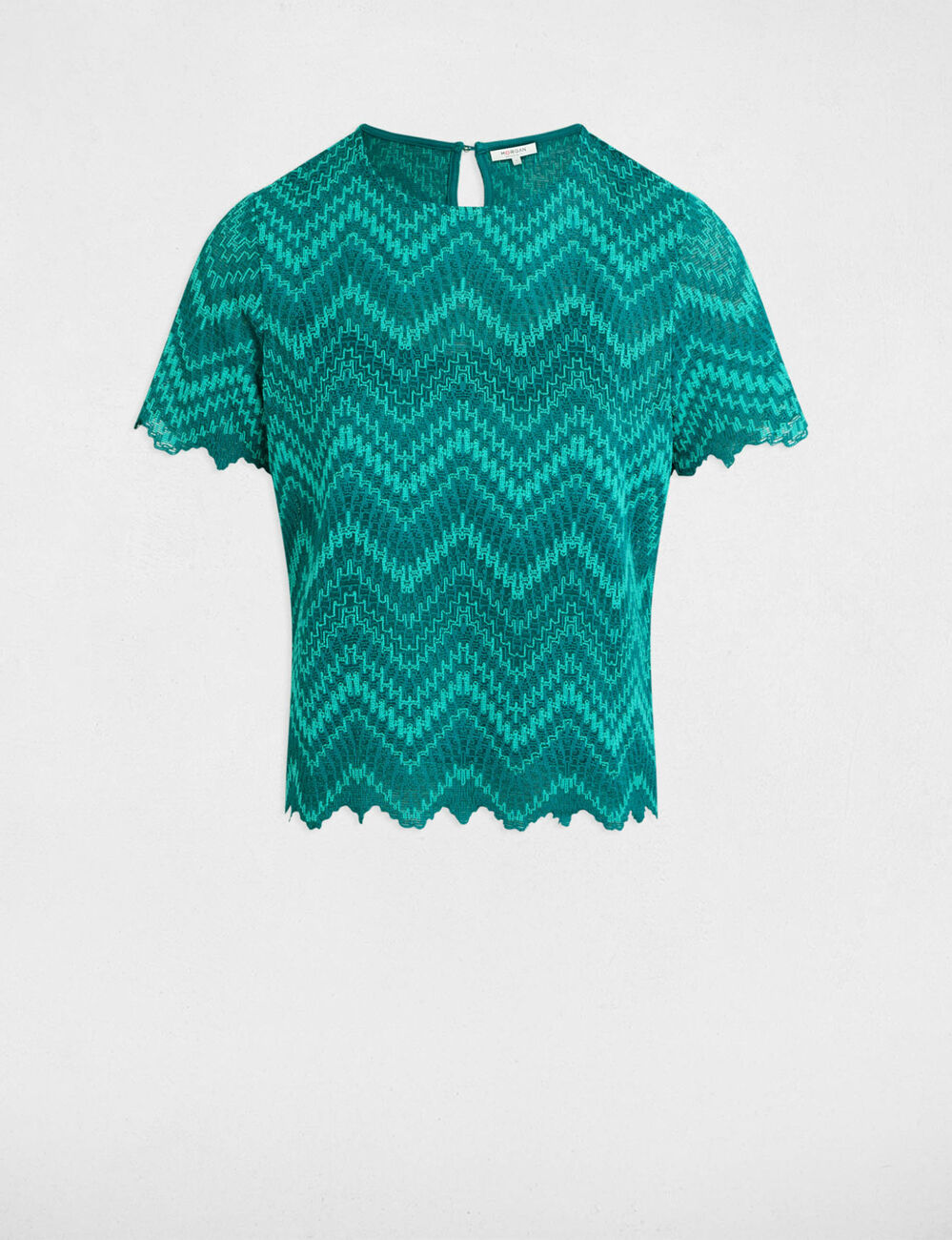 Short-sleeved t-shirt pigeon blue women