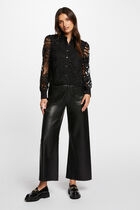 Long-sleeved shirt black women