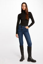 Long-sleeved jumper with turtleneck black women