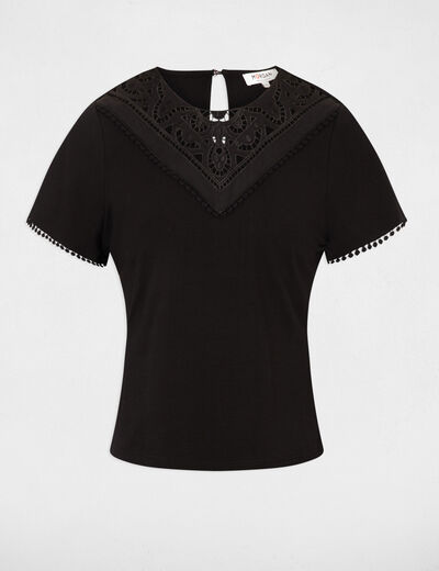 Short-sleeved t-shirt black women