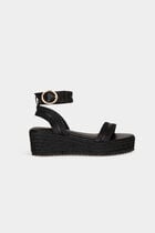Sandals with wedge heels black women
