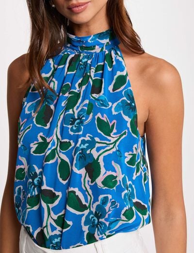 Sleeveless blouse multicolor women