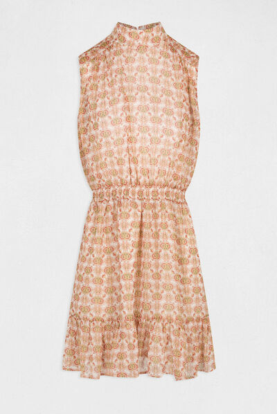 Straight dress with abstract print multico ladies'