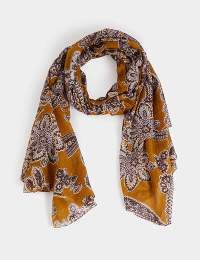 Paisley print scarf multicolor women