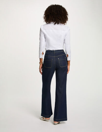 Long-sleeved shirt white women