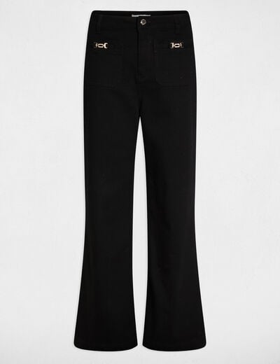 high waisted wide leg jeans black women High-waisted wide-leg jeans black women