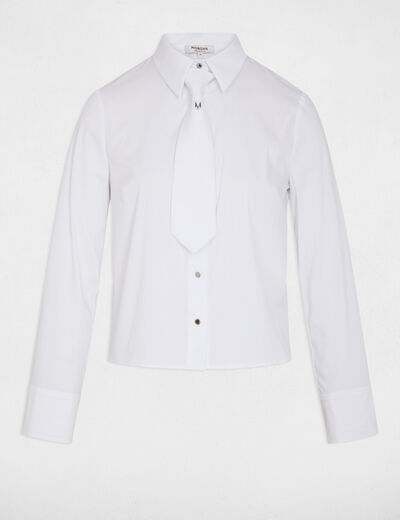 Long sleeve shirt white women