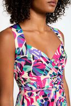 Printed mini A-line dress multicolor women