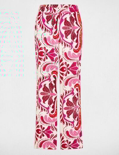 Flowy straight trousers multicolor women