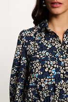 Flowy short dress multicolor women