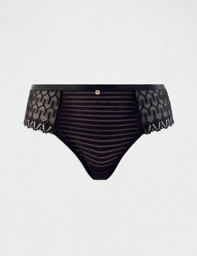 Lace shorties black ladies'