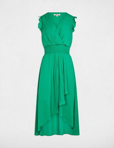 robe droite fluide sans manches vert emeraude femme Robe droite fluide sans manches vert émeraude femme