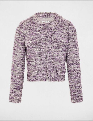 short tweed blazer multicolor women Short tweed blazer multicolor women