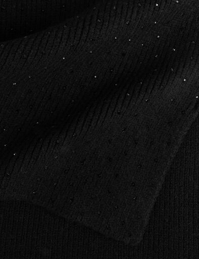 scarf with rhinestones black women Scarf with rhinestones black women