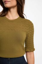 Short-sleeve sweater women