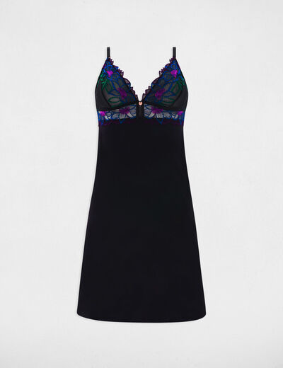 Lace nightie black women