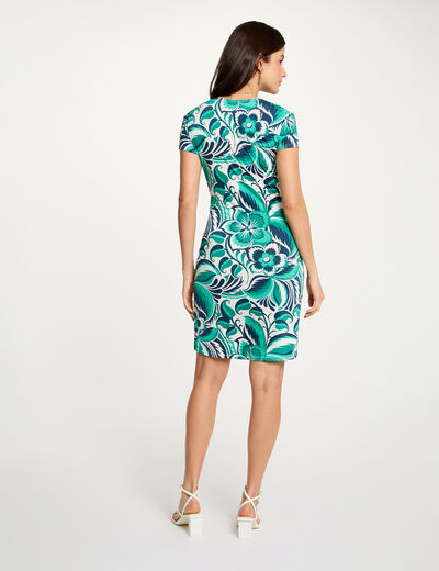 Short wrap dress multicolor women