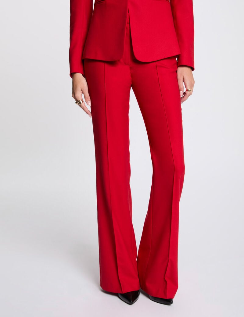 bootcut trousers red women Bootcut trousers red women