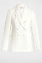 Buttoned blazer white women