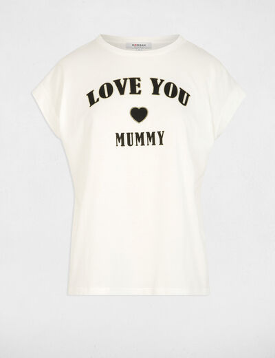 T-shirt with message white women