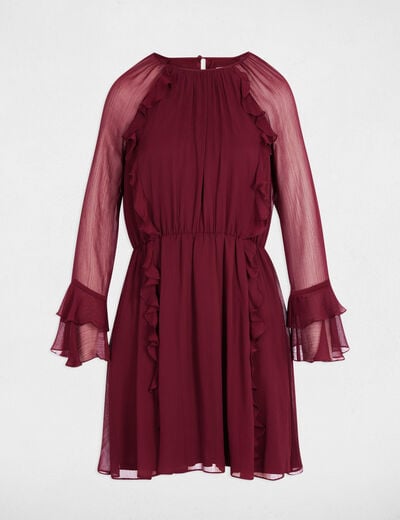 flowy short dress plum women Flowy short dress plum women