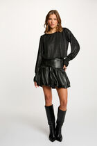 jupe courte ajustee noir femme Jupe courte ajustée noir femme