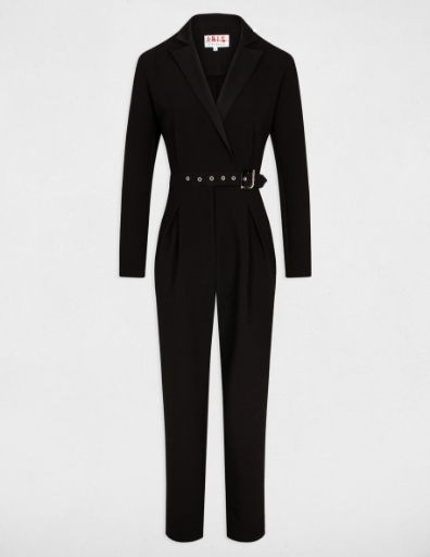 Coat long cintré ceinturé