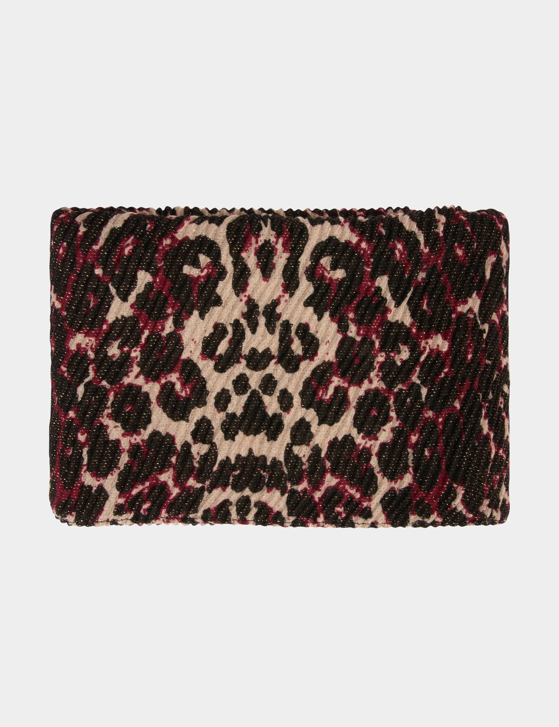 Pleated scarf multicolor women