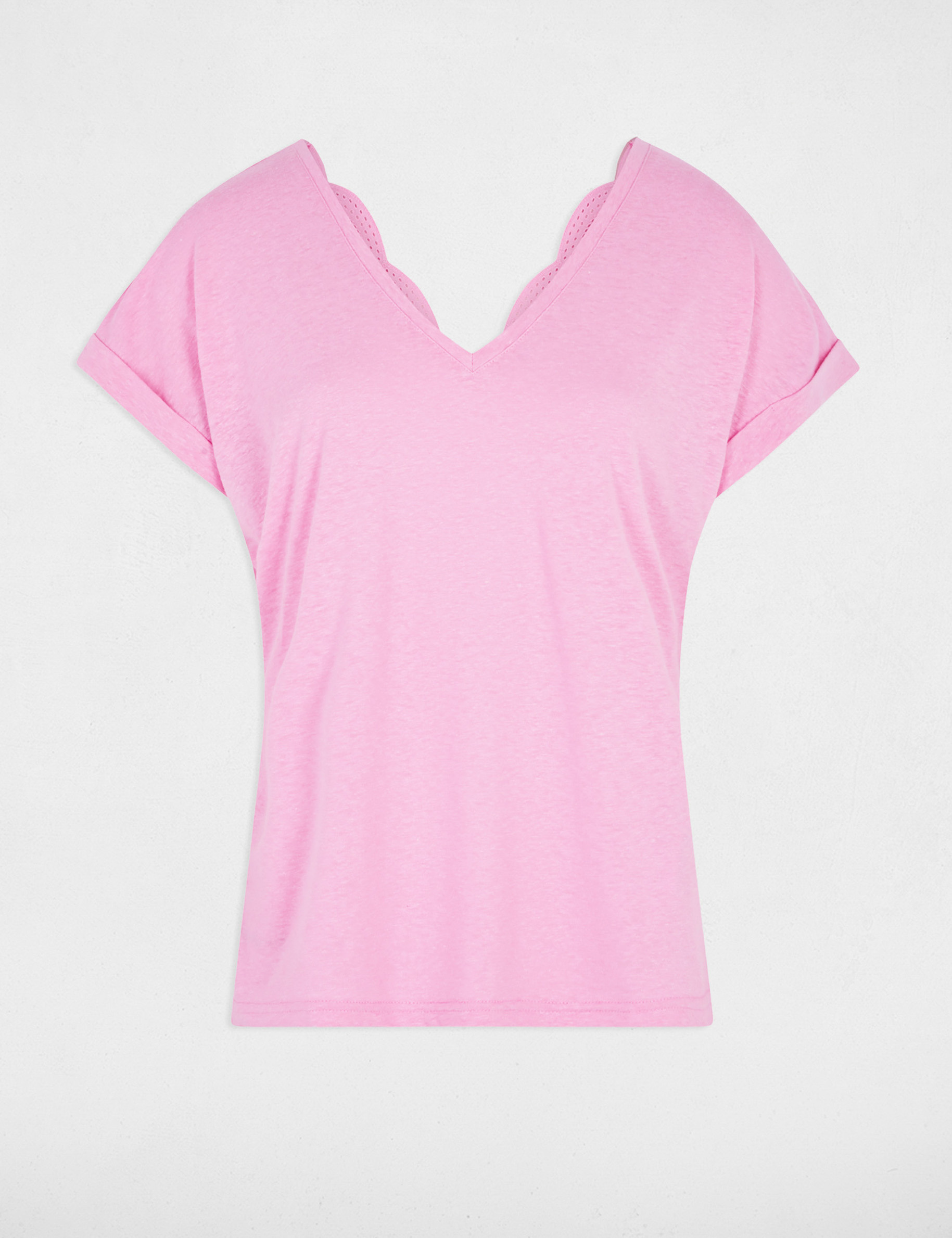 Short-sleeved t-shirt pink women