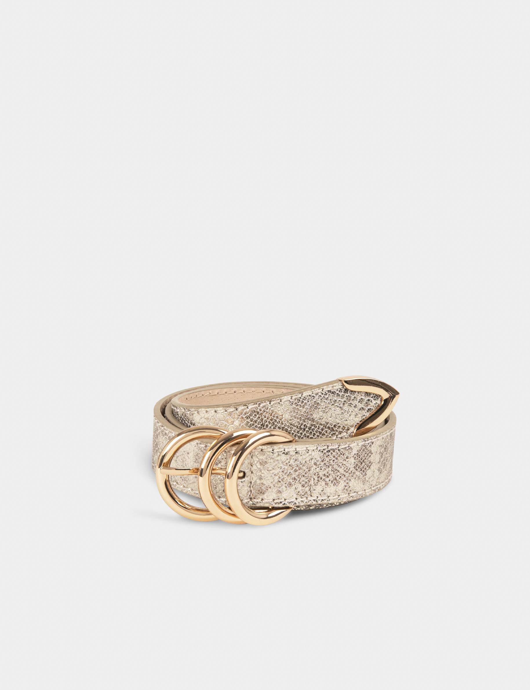 Belt with snake effect gold ladies' Belt with snake effect gold ladies'